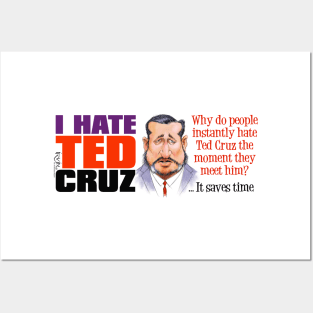 I Hate Ted Cruz Posters and Art